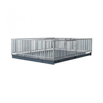 Split type fence scale